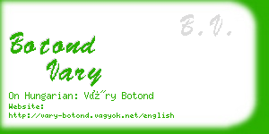 botond vary business card